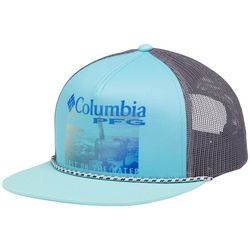 Columbia Mens PFG Flat Brim Mesh Hat