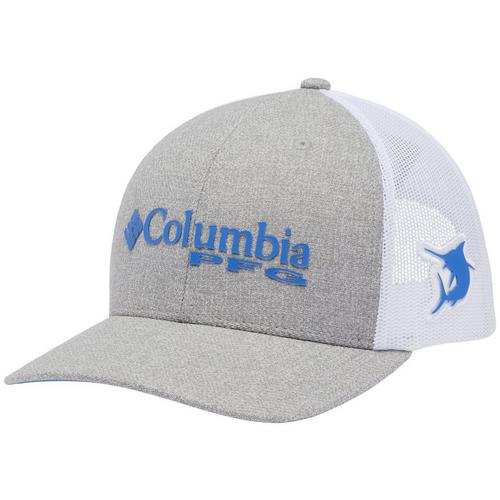 Columbia Mens PFG 3D Logo Mesh Marlin Snapback