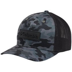 Columbia Mens Logo Mesh Camo Snap Back Hat