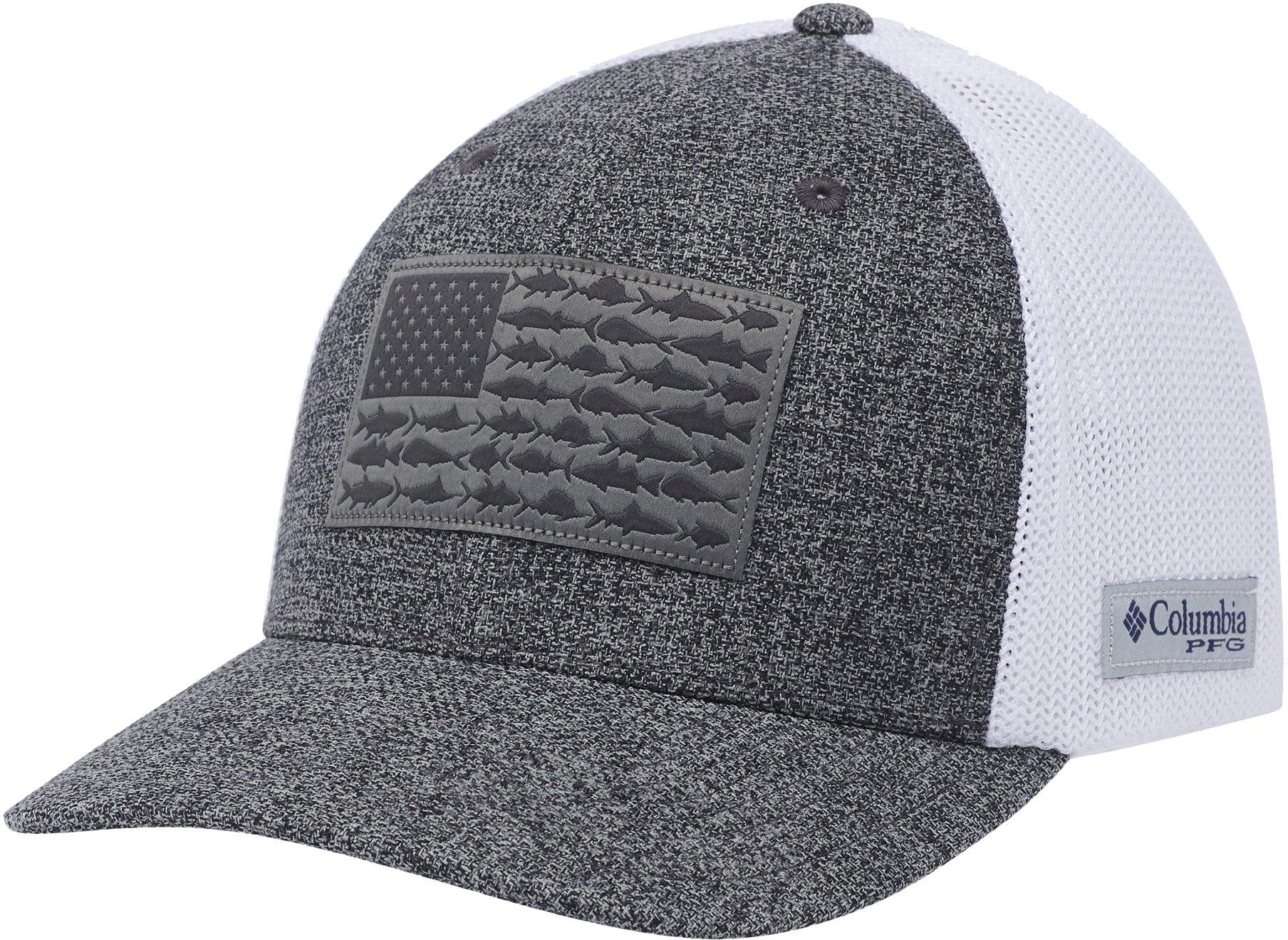 Columbia Mens PFG Mesh Fish Flag Heathered Hat