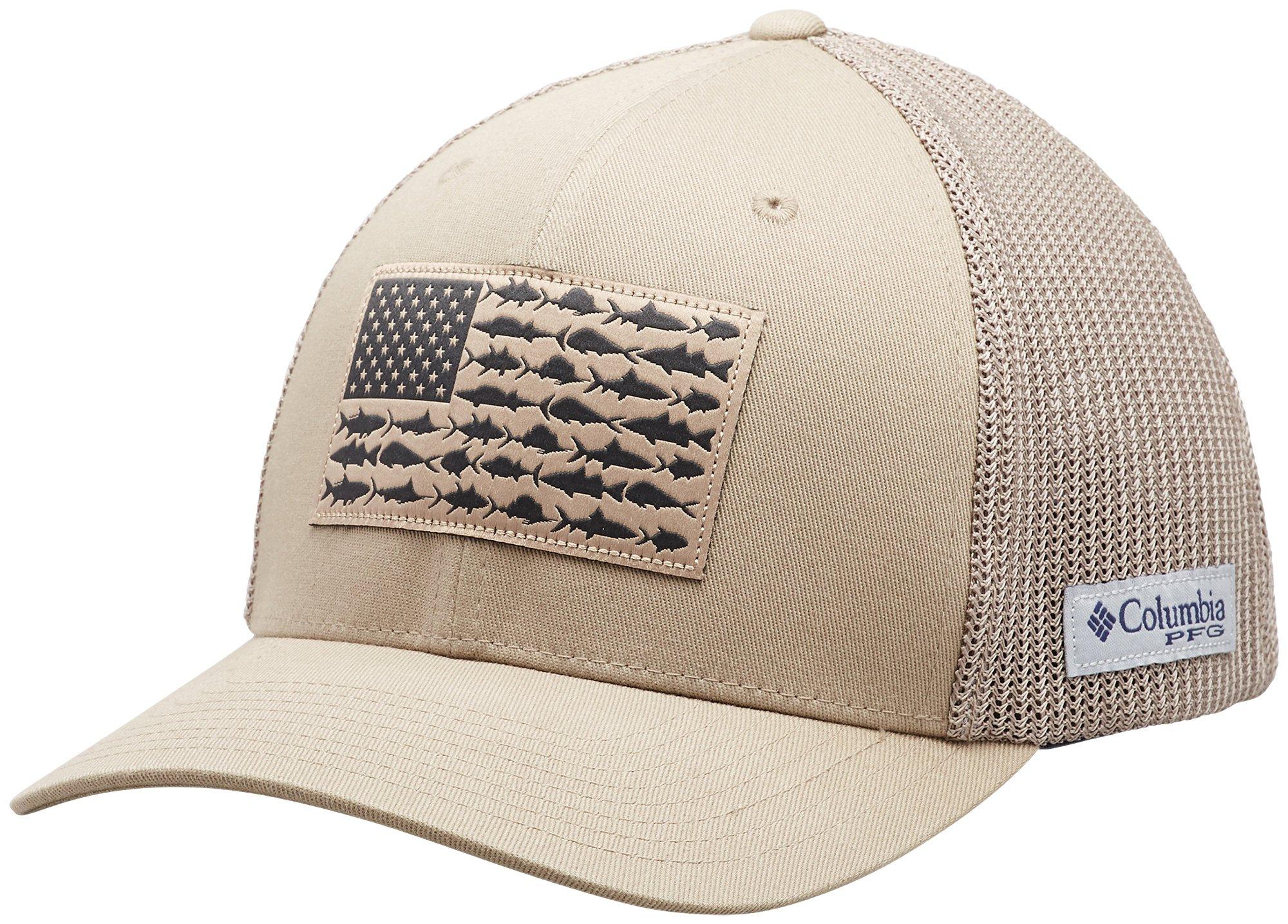columbia fish flag snapback