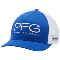 Columbia Mens PFG Logo Mesh Trucker Hat