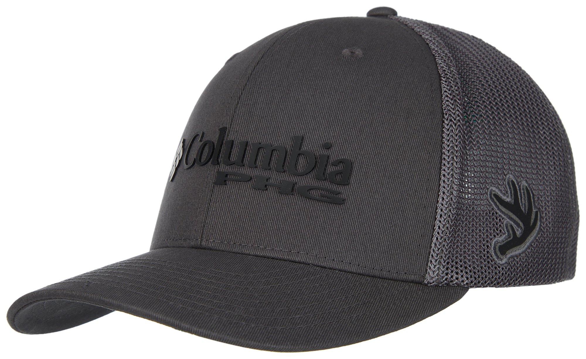 Columbia Mens Logo Applique Mesh Stretch Fit Baseball Cap