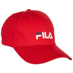Fila Mens Logo Cotton Adjustable Snapback Baseball Hat