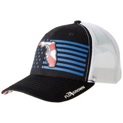 FloGrown Mens Stars and Stripes Snapback Hat