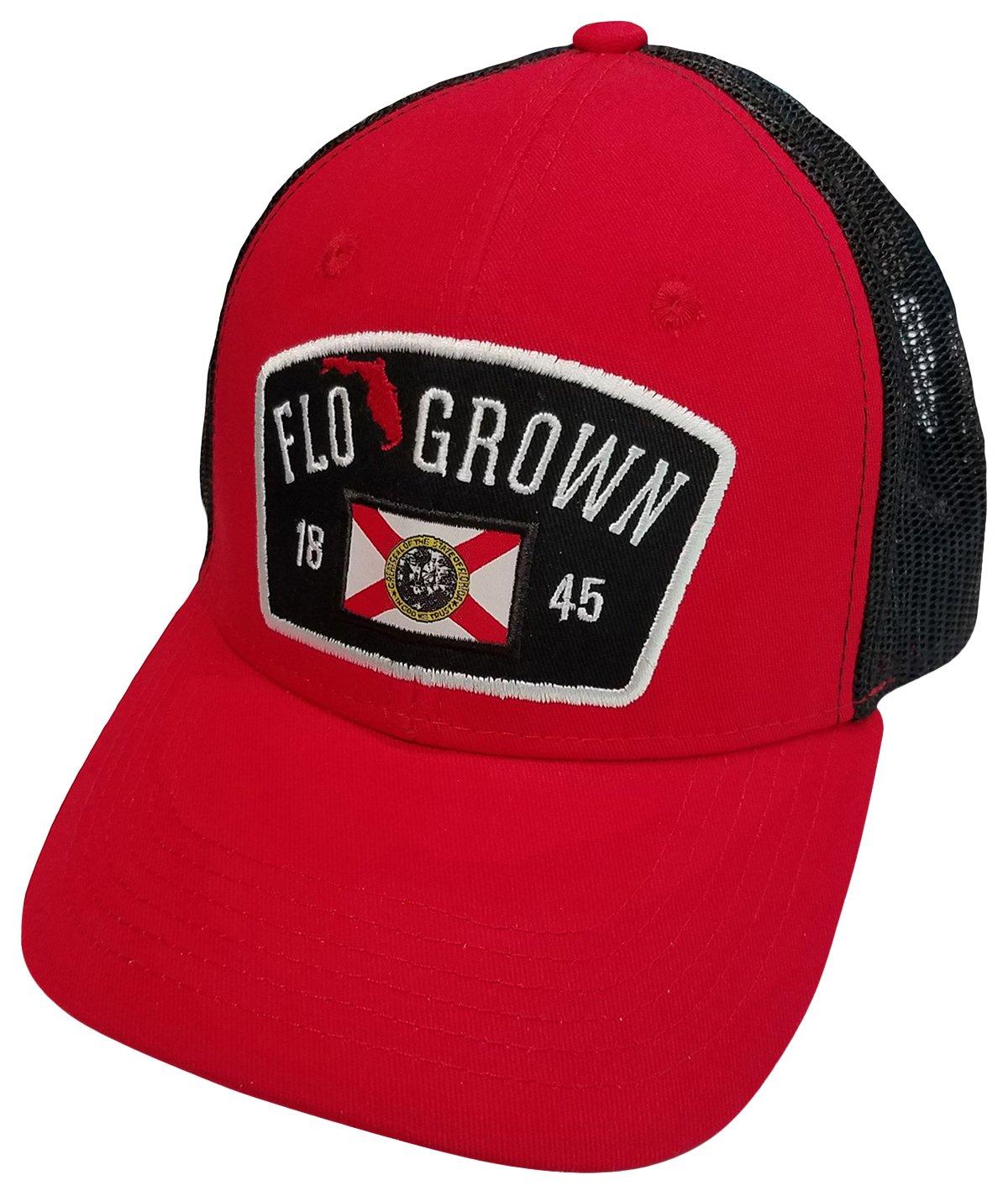 FloGrown Mens Jumbo Crest Patch Snapback Hat