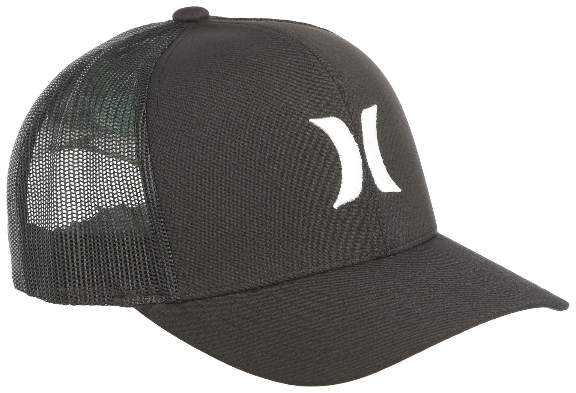 Mens Del Mar Logo Solid Mesh Snapback Trucker Hat