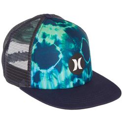 Hurley Mens Balboa Tie Dye Logo Mesh Adjustable Trucker Hat