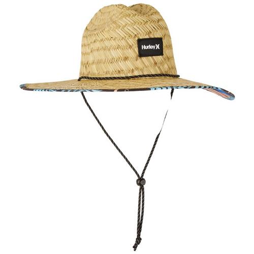 Hurley Mens Java Lifeguard Wide Brim Straw Hat