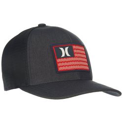 Hurley Mens Americana Flag Icon Trucker Hat