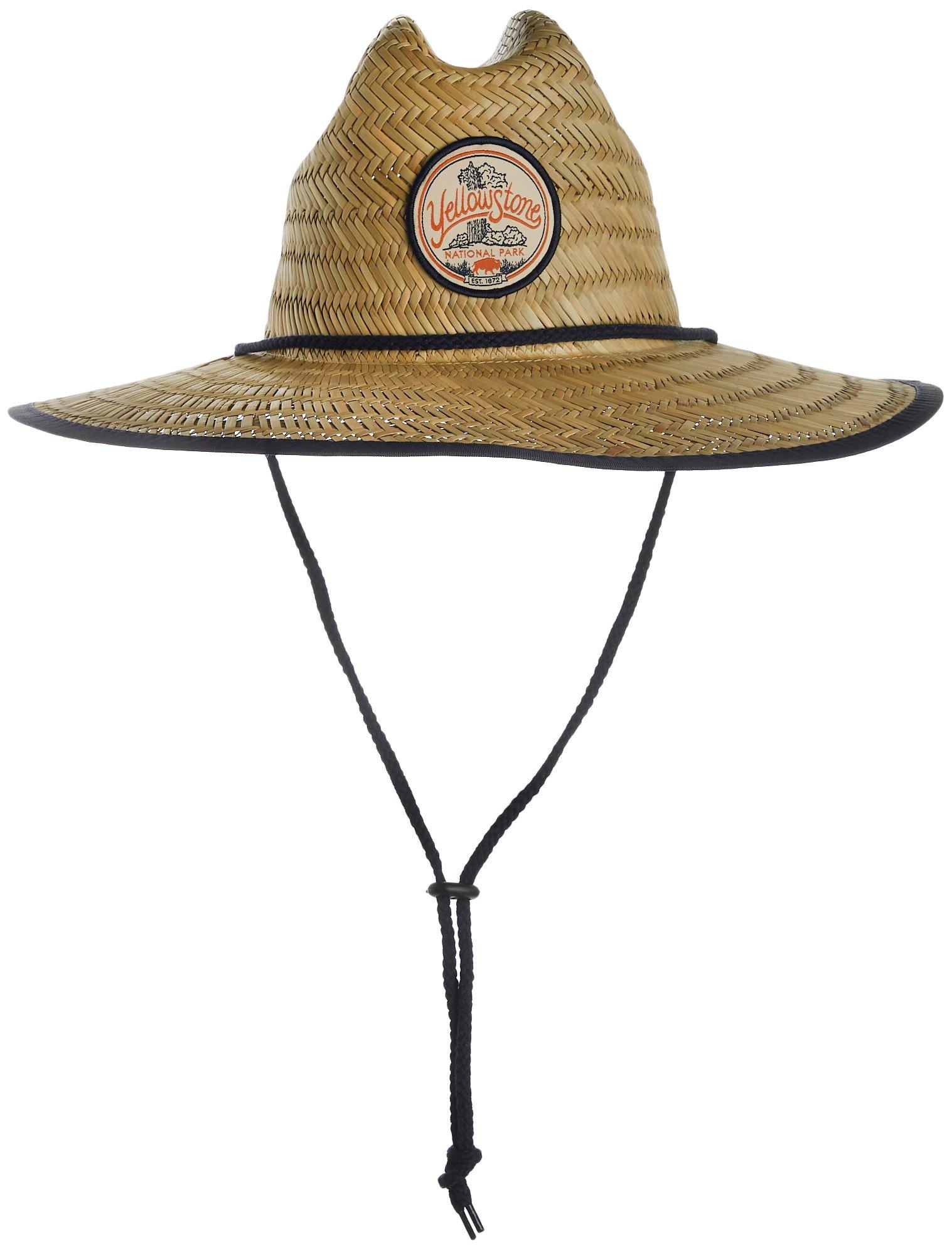 H3 Mens Yellowstone National Park Straw Hat