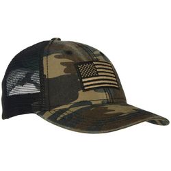 H3 Mens Americana Camouflage Mesh Snapback Baseball Hat