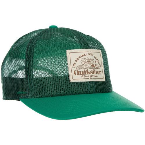 Quiksilver Mens Solid Meshed Up Trucker Hat