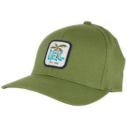 Mens Logo Patch Solid Flexfit Baseball Hat