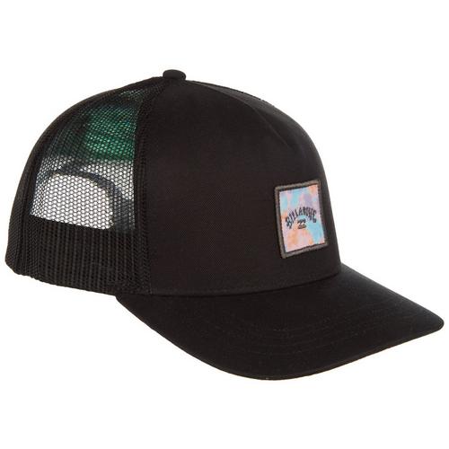Billabong Mens Logo Patch Mesh Adjustable Trucker Hat