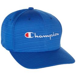 Champion Mens Logo Flexfit Stretchable Baseball Hat