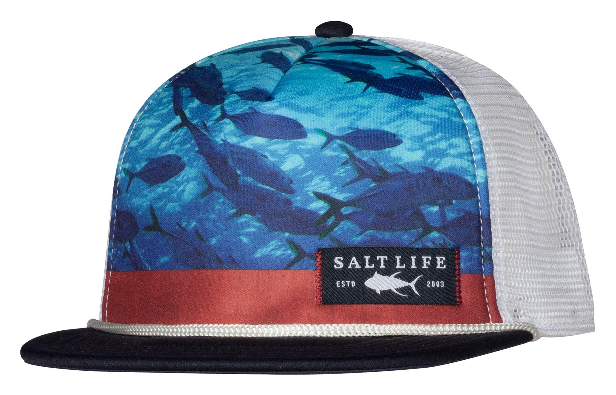 Salt Life Mens Respect Photo Realistic Mesh Trucker Hat