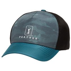 PGA TOUR Mens Camo Printed Trucker Hat