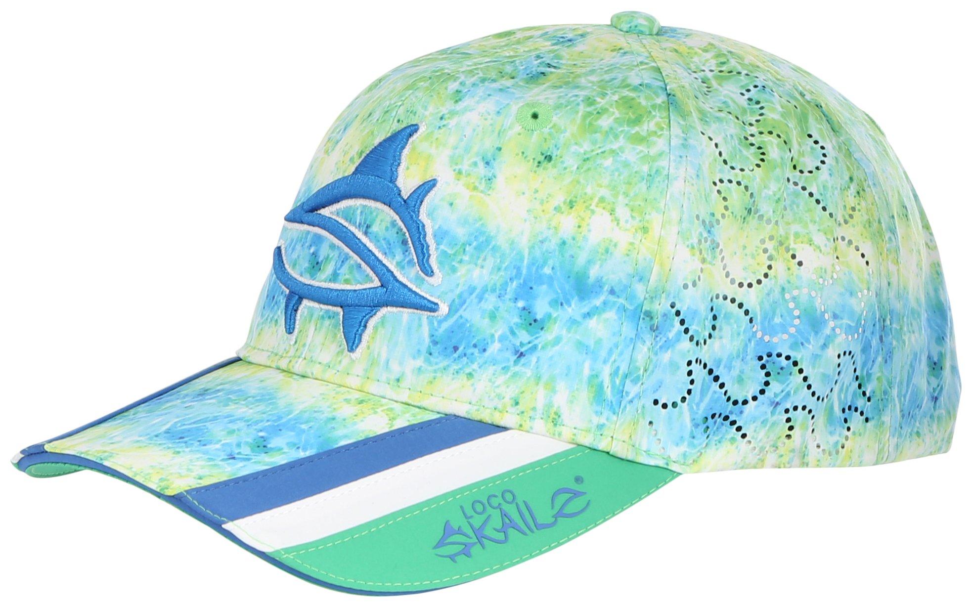 Loco Skailz Mens 3D Logo Mahi Print Snapback Baseball Hat