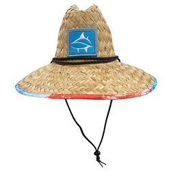 Loco Skailz Mens Patriotic Straw Lifeguard Hat