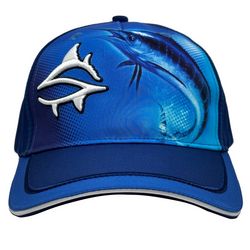 Loco Skailz Mens Marlin 3D Logo Adjustable Trucker Hat