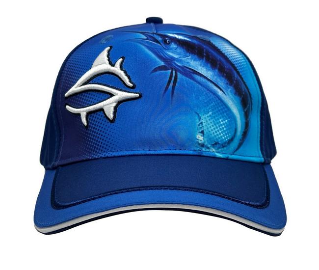 Loco Skailz Mens Marlin 3D Logo Adjustable Trucker Hat