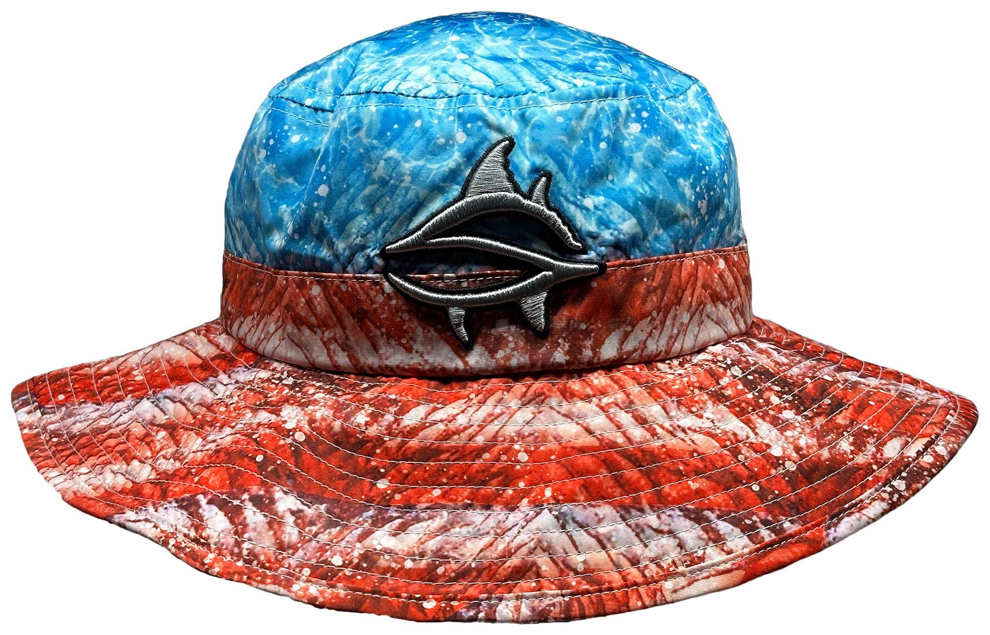 Mens 3D Logo Patriotic Adjustable Bucket Hat