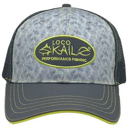 Loco Skailz Mens Logo Patch Scales Snapback Mesh Trucker Hat