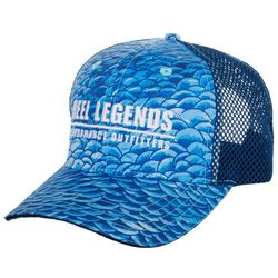 Reel Legends Mens Scale Print Trucker Hat