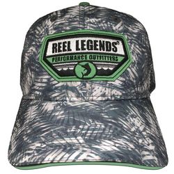 Reel Legends Mens Logo Foliage Snapback Mesh Trucker Hat