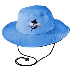 Reel Legends Mens Boonie Solid Color UPF 50+ Bucket Hat