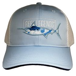 Reel Legends Mens Marlin Patch Solid Mesh Snapback Hat