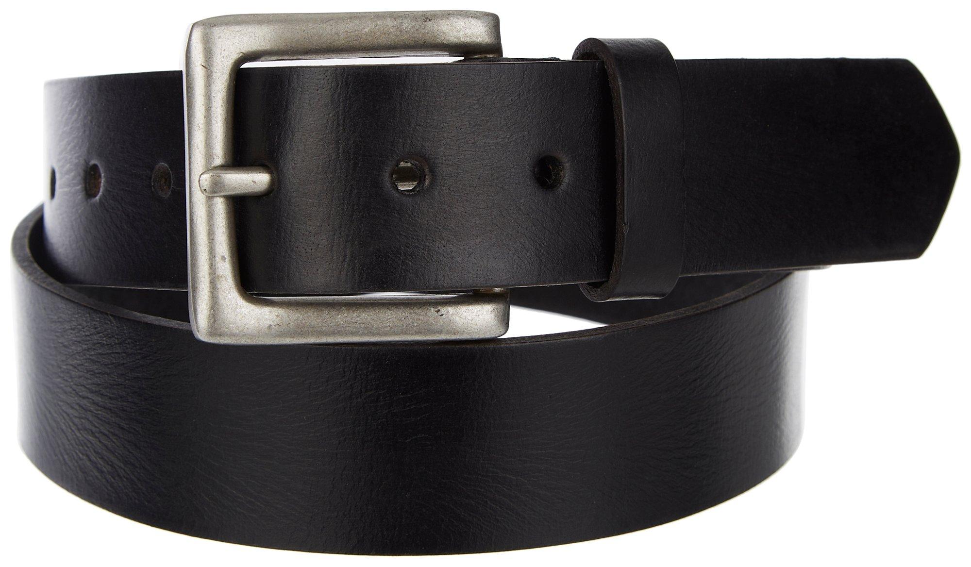 Mens 1.5 In. Solid Genuine Leather Belt