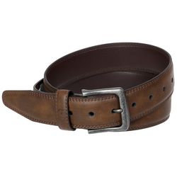 Stone Mountain Mens 1.5 In. Grainy Leather Belt