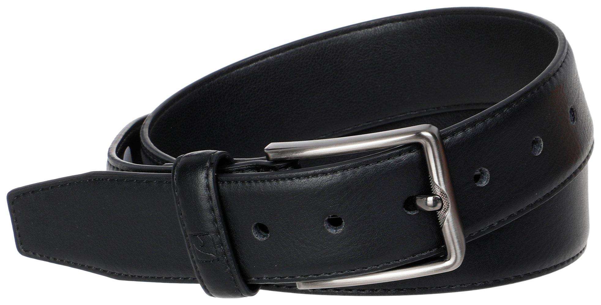 Mens 1.5 In. Solid Leather Belt