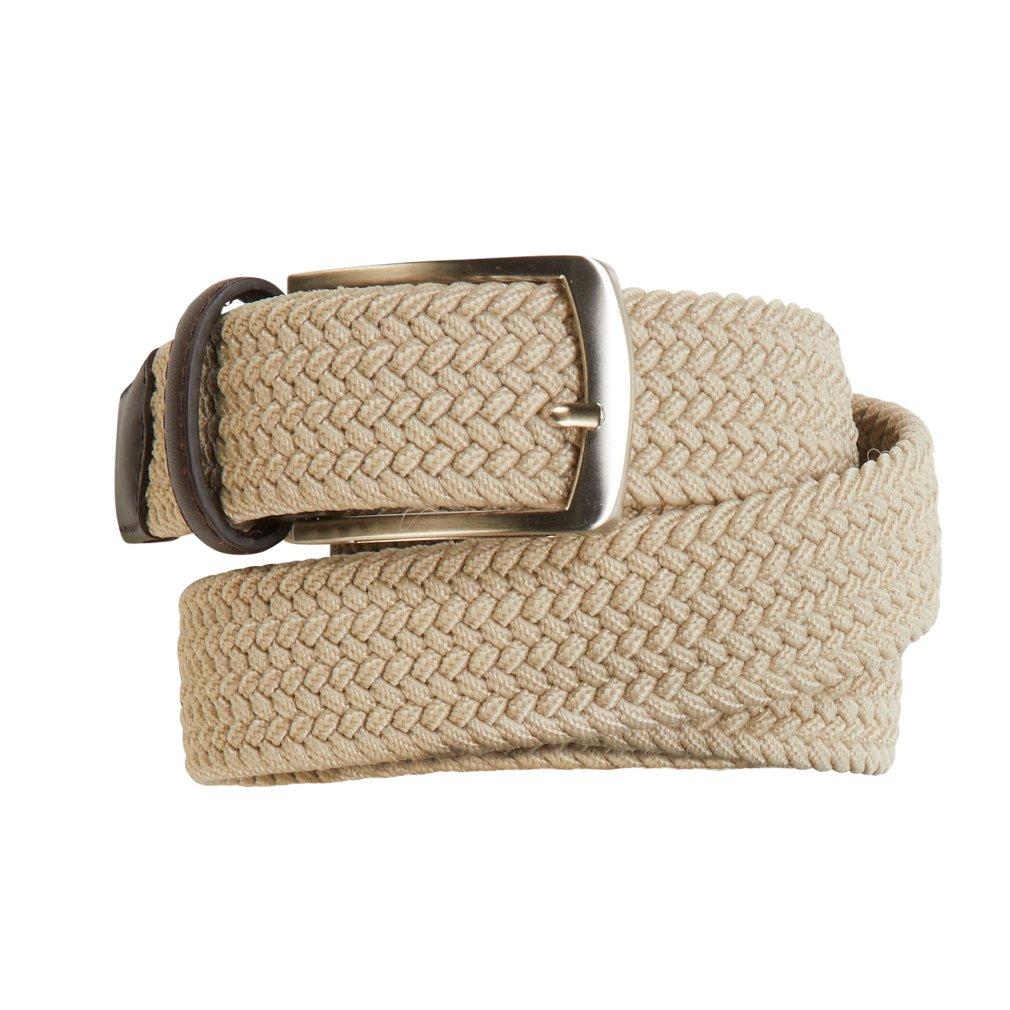 Mens 33 MM Stretch Woven Casual Belt