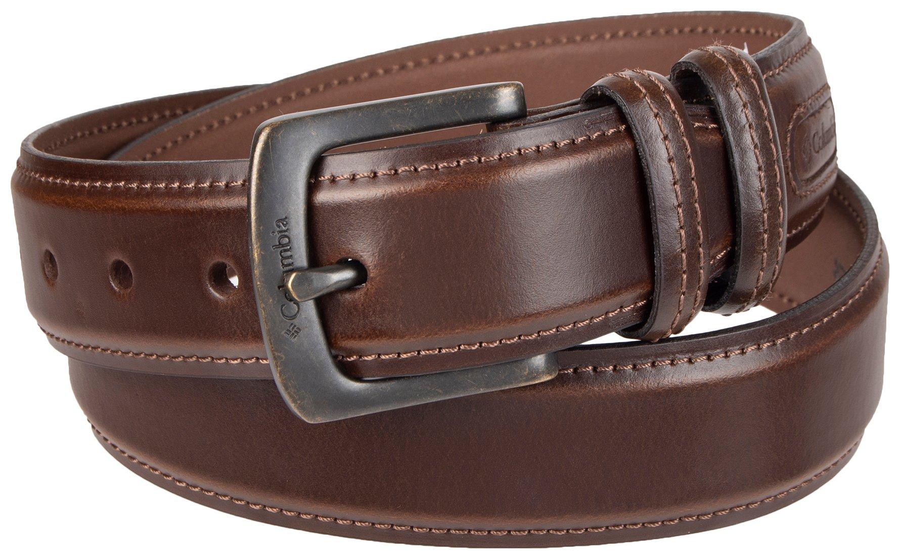 Dockers Mens Solid Braided Leather Belt
