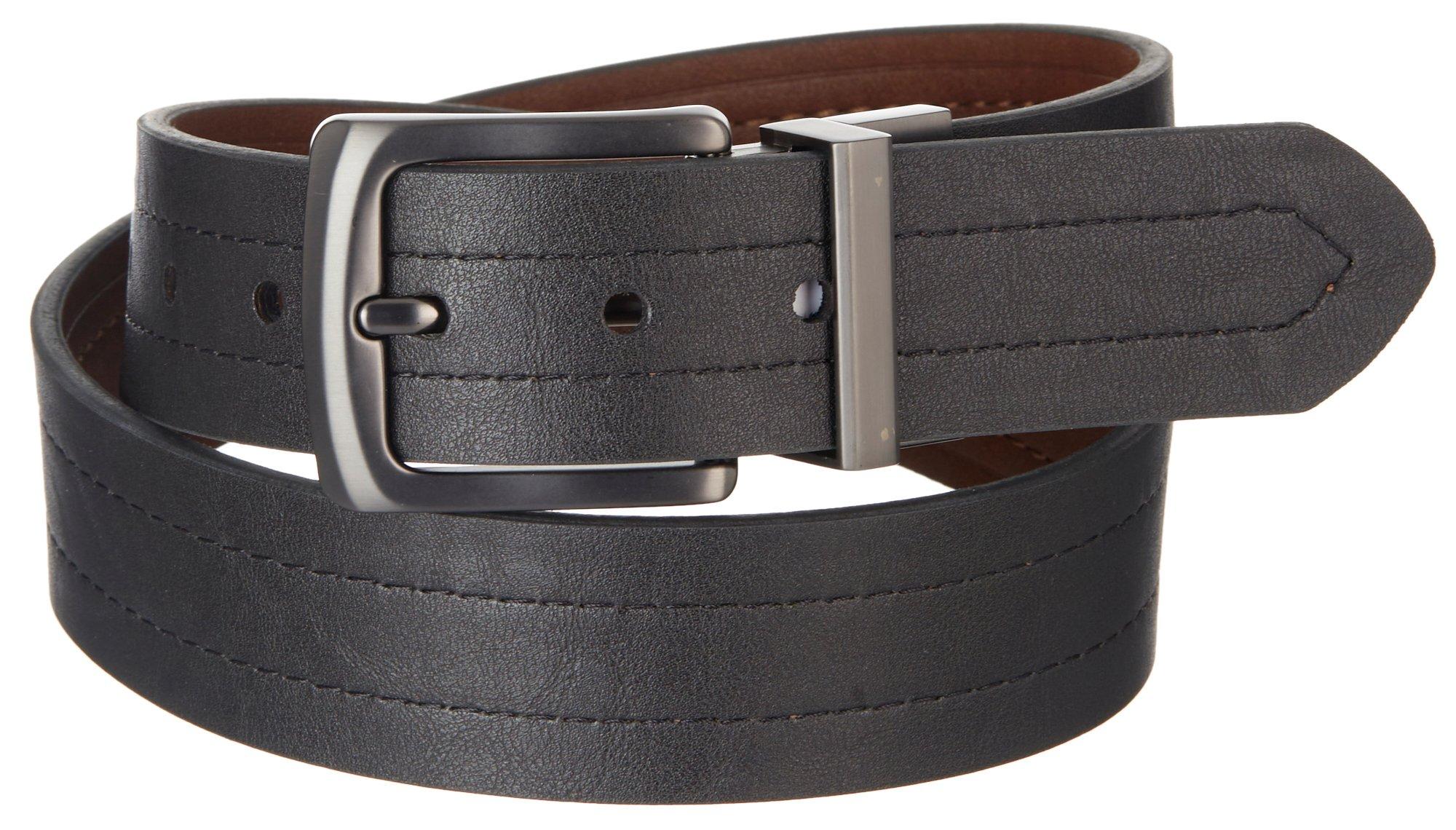 40mm Go Logo Reversible Leather Belt