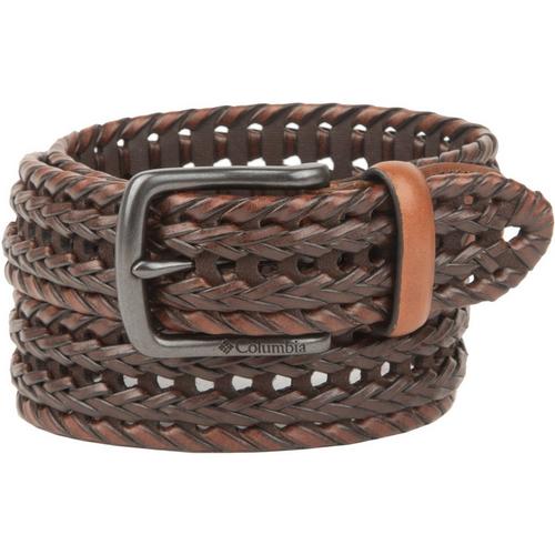 Columbia Mens Braided Two Tone Leather Belt | Bealls Florida