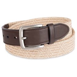 Dockers Mens Elevated Weave Fabric Stretch 30mm Belt