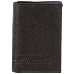 Mens RFID Genuine Leather Trifold Wallet