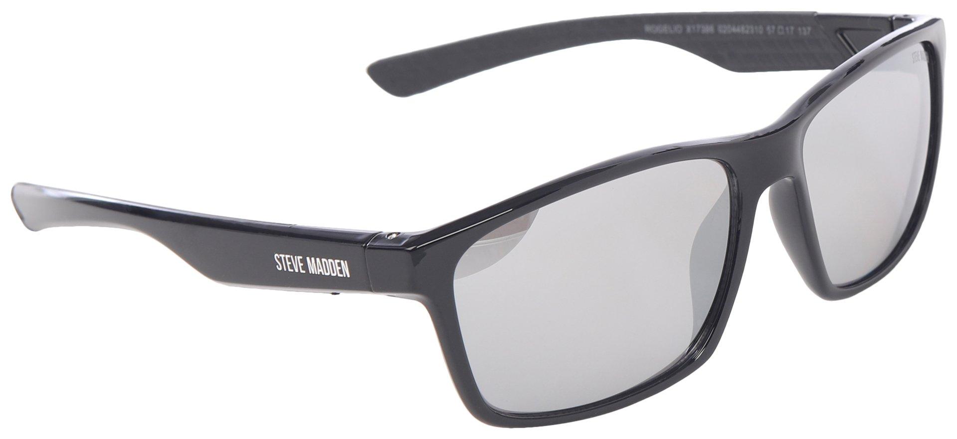 Steve Madden Mens Rectangular Mirror Sunglasses