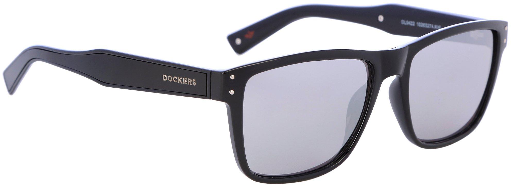 Dockers Mens Solid Mirror Tinted Sunglasses