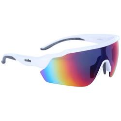 Mens Solid Half-Frame Sport Mirror Sunglasses