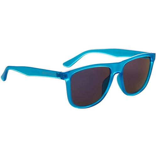 Body Glove Mens Classic Square Translucent Frame Sunglasses