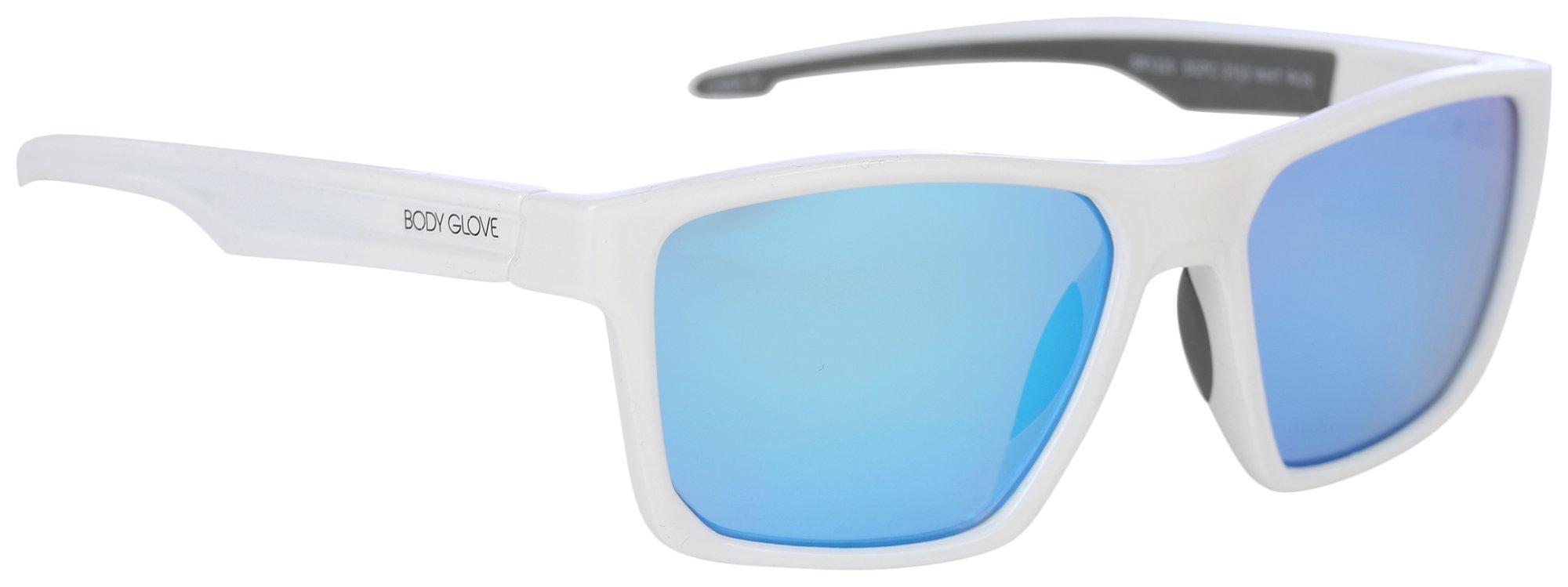 Square Solid Mirrored Sunglasses