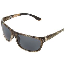 Mossy Oak Mens Large Rectangular Camo Polarized Sunglasses