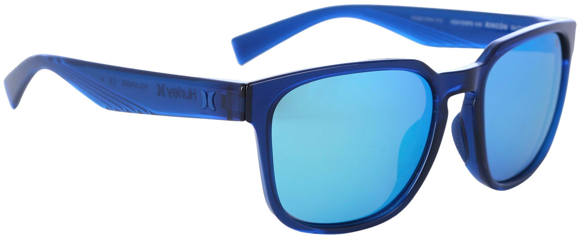 Mens Blue Mirror Classic Sunglasses