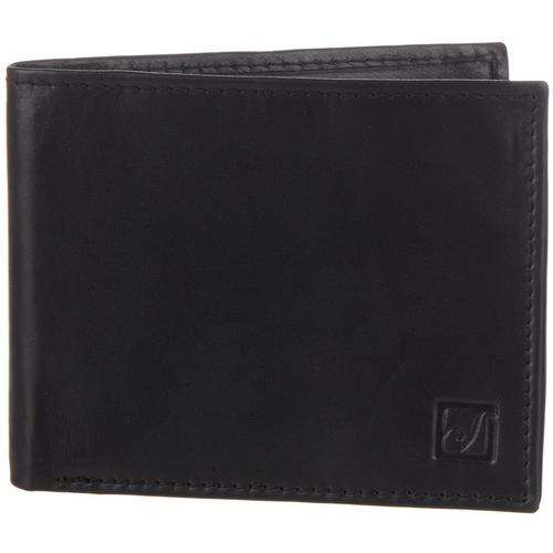 Stone Mountain Mens Genuine Leather Bi-Fold Wallet