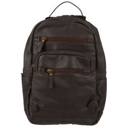 Stone Mountain Dome Leather Multi-Pocket Backpack